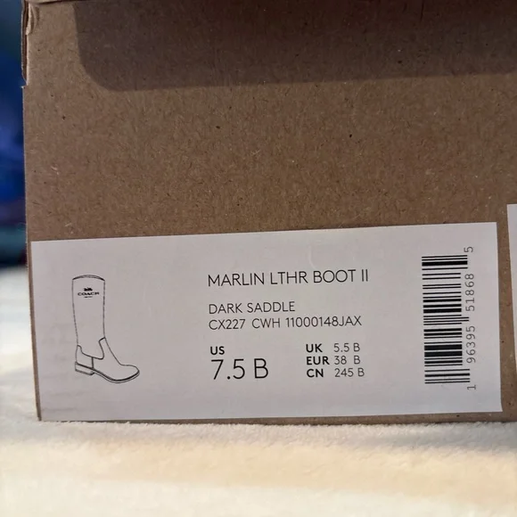 Coach Dark Saddle Box - Picture 2 of 4